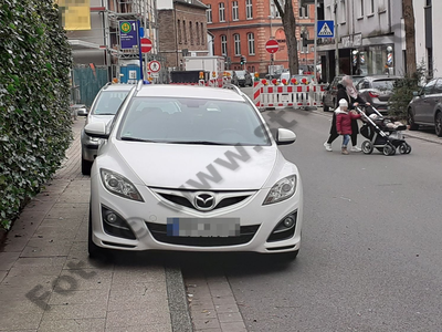 Parken auf dem Gehweg, Gefährdung von Kindern